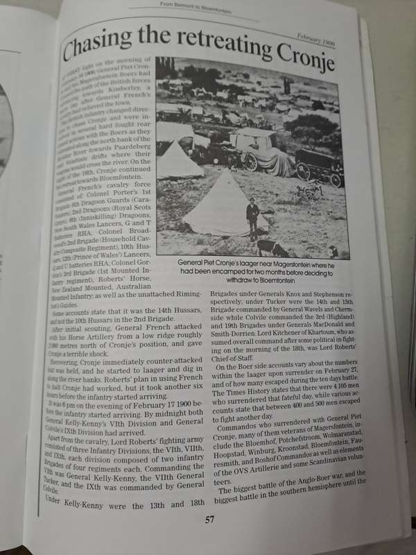 FROM BELMONT BLOEMFONTEIN.  (Boer War)