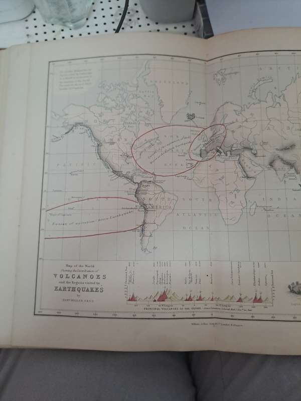STUDENTS ATLAS OF PHYSICAL GEOGRAPHY  (1884)