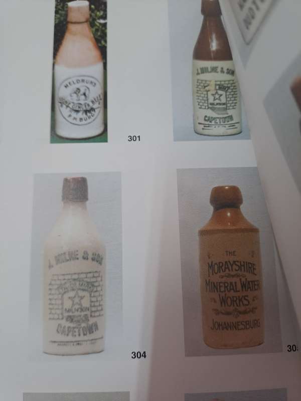AN ILLUSTRATED GUIDE GINGER BEER BOTTLES FOR SOUTH AFRICAN COLLECTOR'S. By E  Lastovica