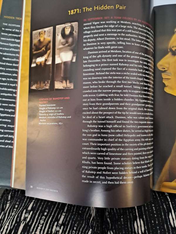 HIDDEN TREASURES OF ANCIENT EGYPT. By Z Hawass  (Signed)