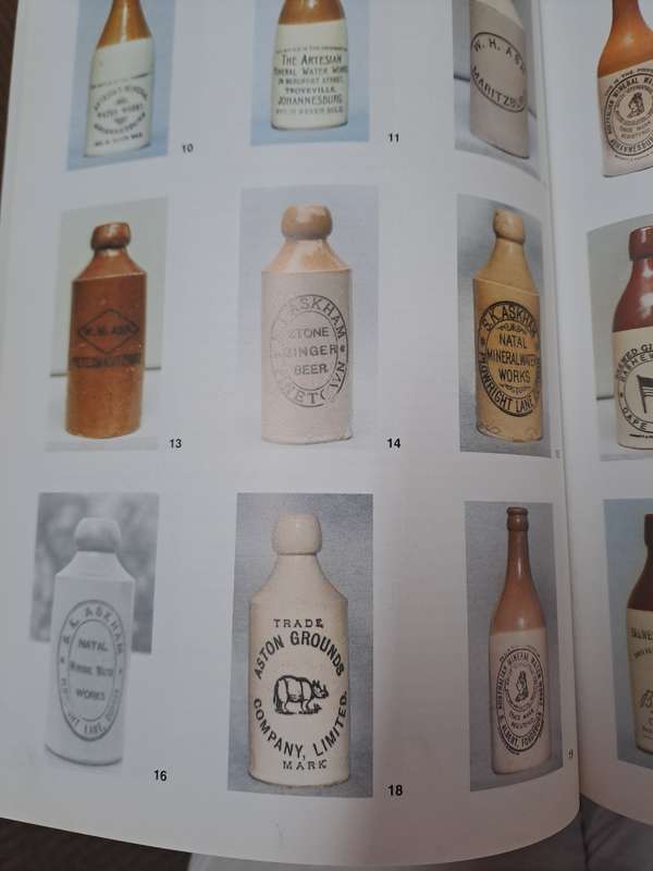 AN ILLUSTRATED GUIDE GINGER BEER BOTTLES FOR SOUTH AFRICAN COLLECTOR'S. By E  Lastovica