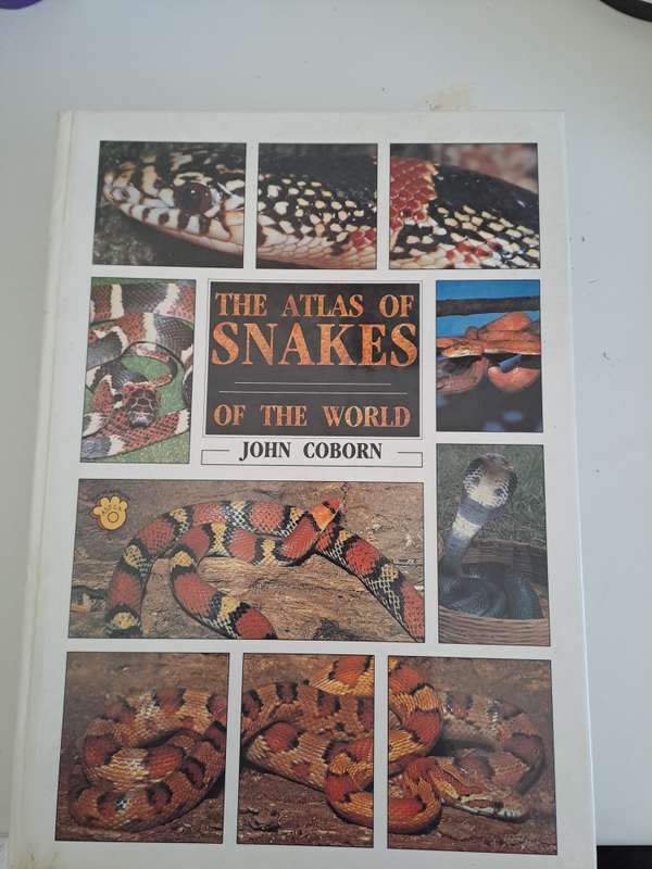 THE ATLAS OF SNAKES OF THE WORLD.  By J Coborn