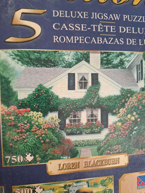 JIGSAW PUZZLE . 5 in 1.  ARTIST COLLECTION