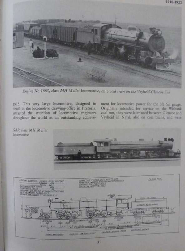 STEAM LOCOMOTIVES OF THE SOUTH AFRICAN RAILWAYS. By D F Holland