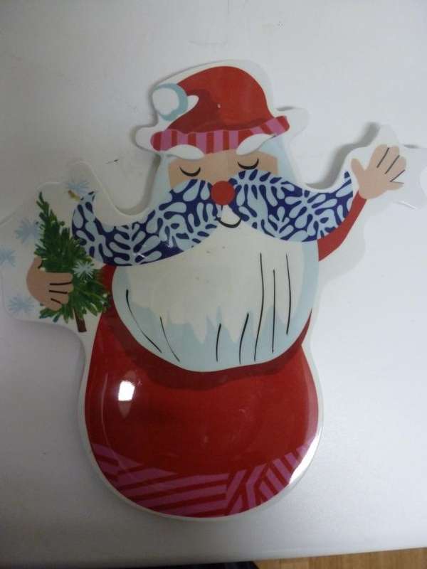 CHRISTMAS SALT AND PEPPER SET  PLUS CHRISTMAS SWEET/NUT PLATE