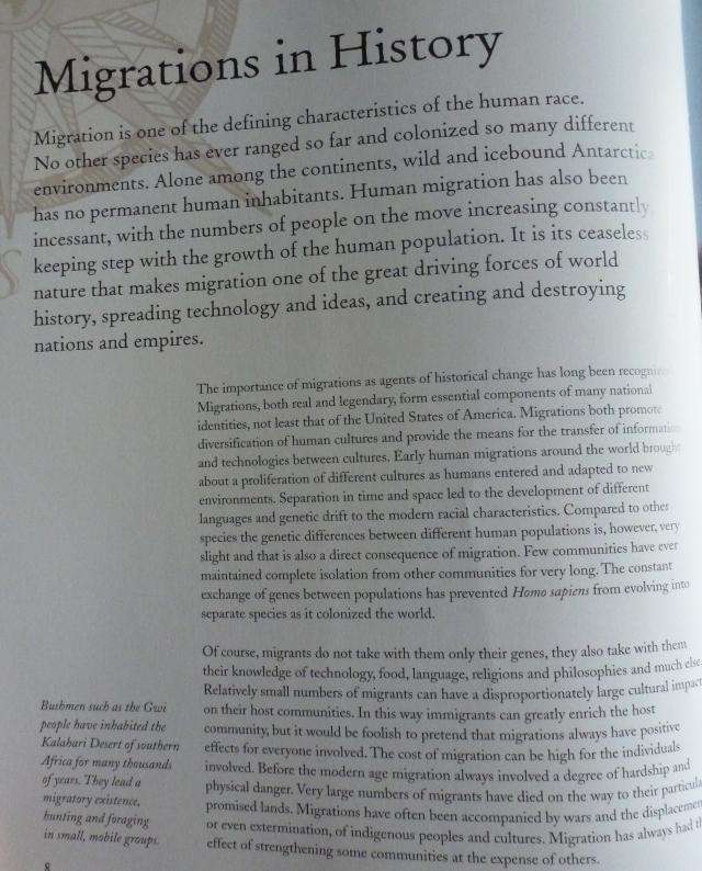 THE GREAT MIGRATIONS  By John Haywood