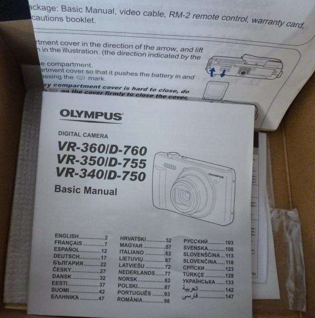OLYMPUS VR -340 DIGITAL CAMERA