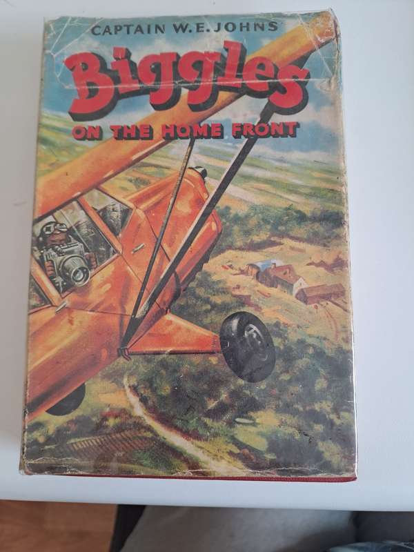 BIGGLES ON THE HOME FRONT. By Capt W E James (First Edition)