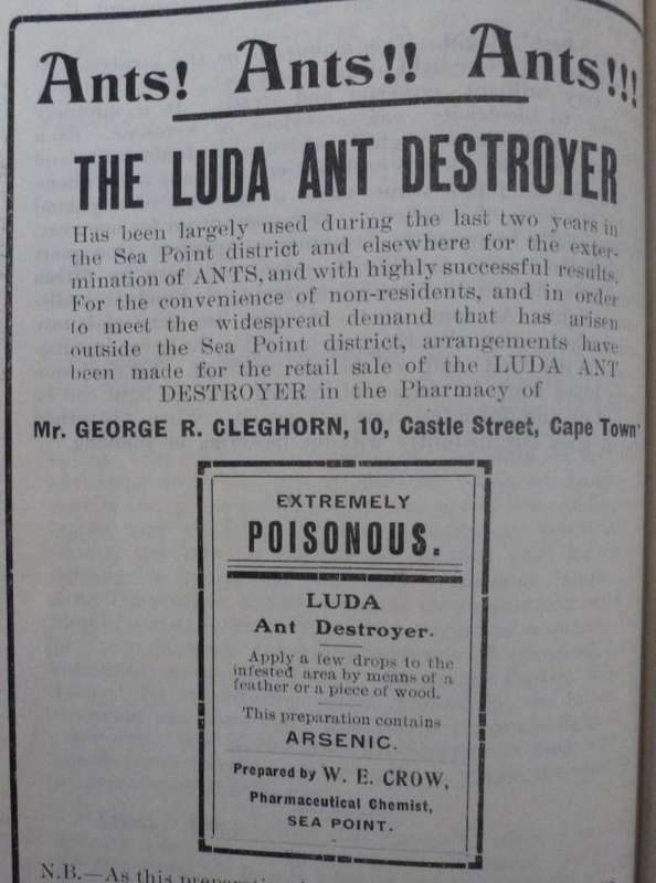 THE CAPE TIMES "INQUIRE WITHIN" FOR HOUSEHOLDS 1910