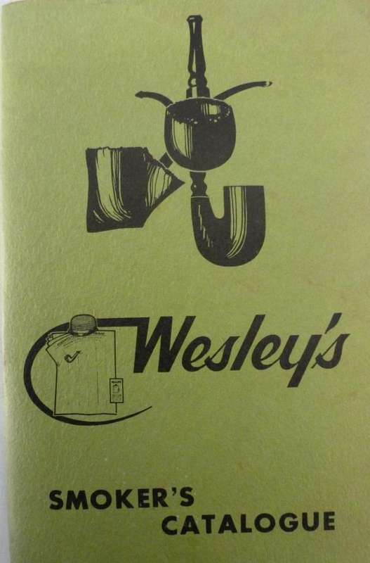 WESLEY'S SMOKERS CATALOGUE  (PIPES) #3