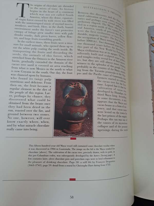 THE BOOK OF CHOCOLATE By J Bourin