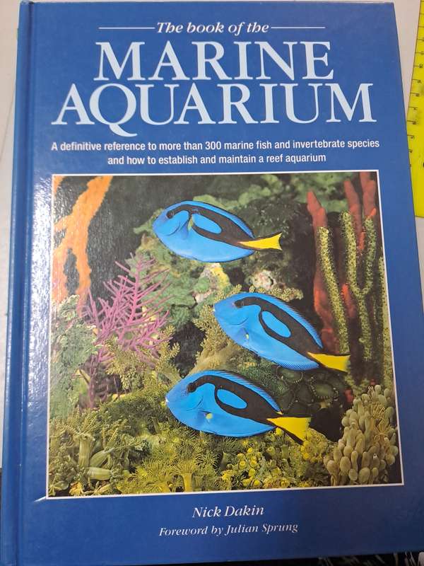 THE BOOK OF MARINE AQUARIUM. By Nick Dakin