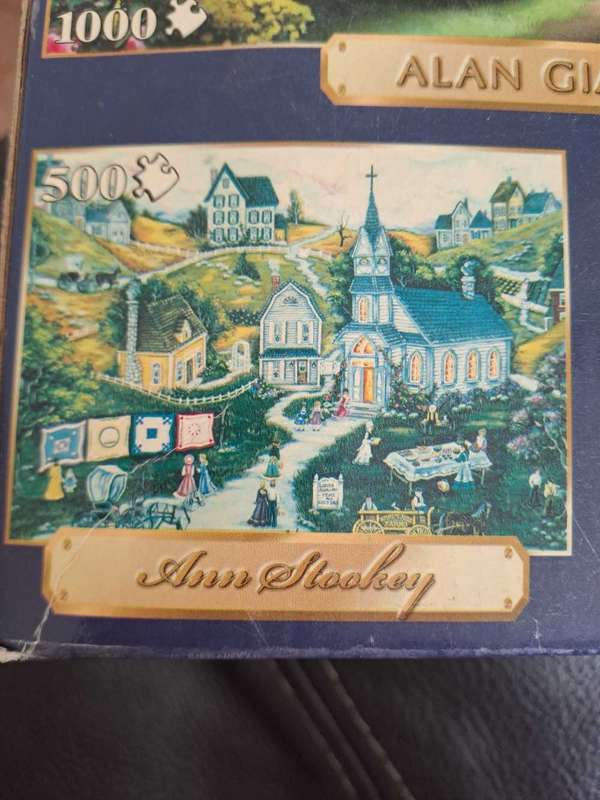 JIGSAW PUZZLE . 5 in 1.  ARTIST COLLECTION