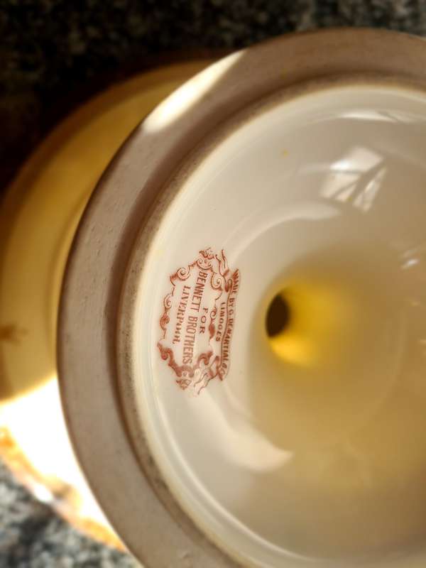 1890's French Limoges Cake stand - set of 2