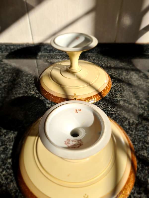1890's French Limoges Cake stand - set of 2