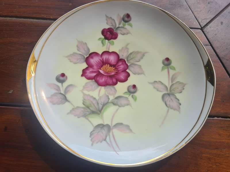Vintage Hand Painted Kingsway Biscuit / Cake Plate