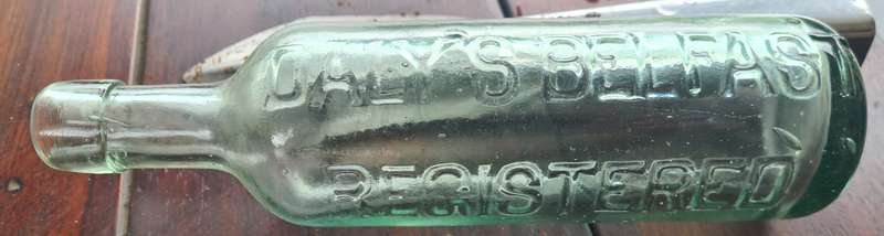 Vintage Daly's Glass bottle