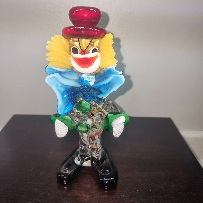 Vintage Murano Glass Clown