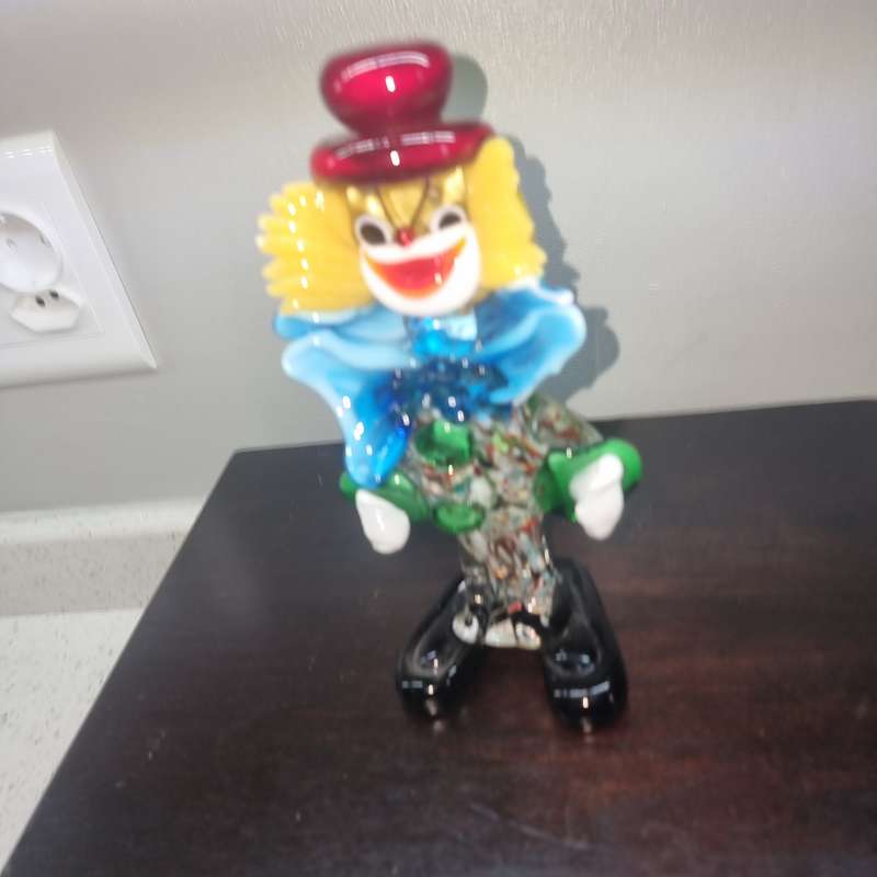 Vintage Murano Glass Clown