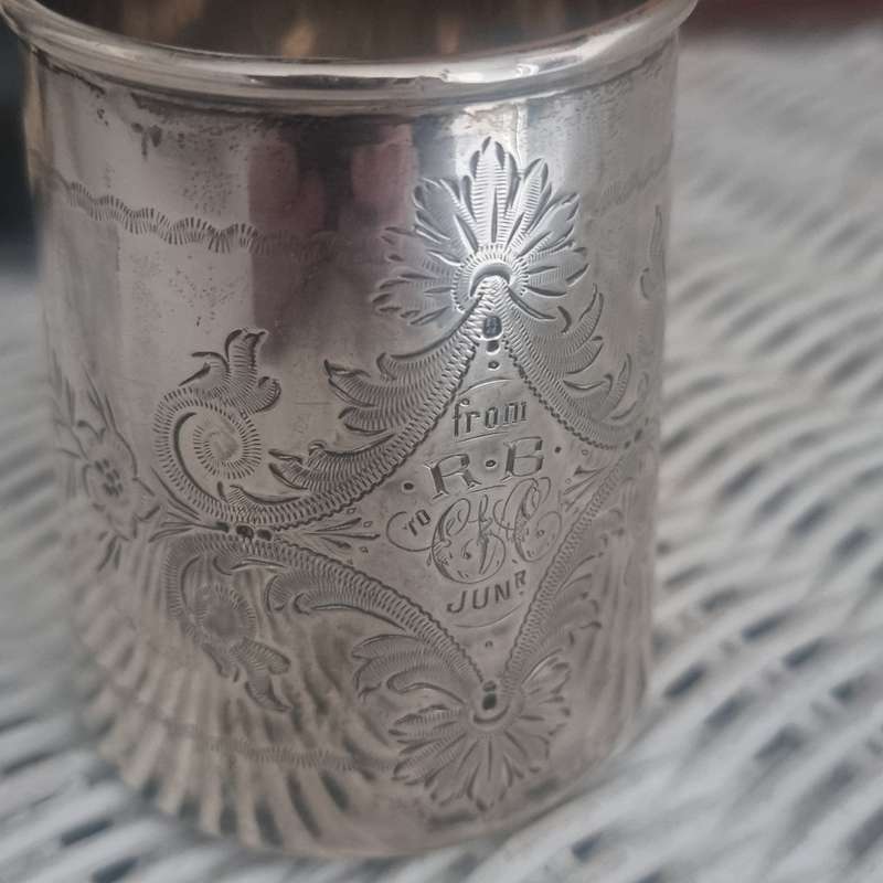 92gram Sterling Silver Christening Mug
