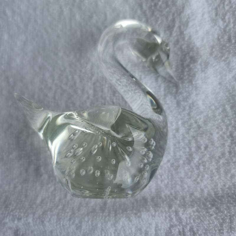 Vintage Murano Glass Swan