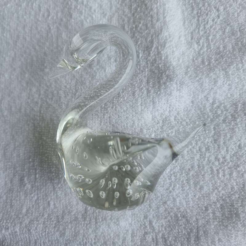Vintage Murano Glass Swan
