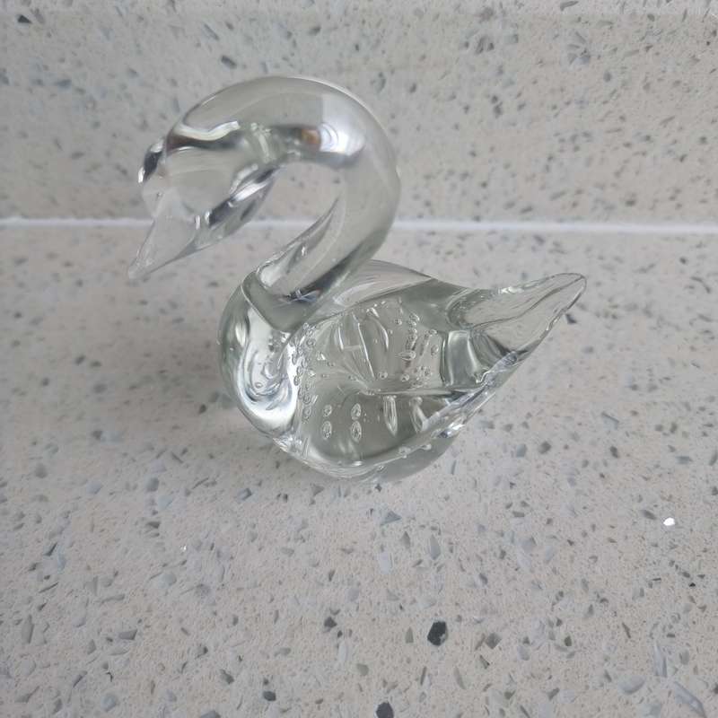 Vintage Murano Glass Swan