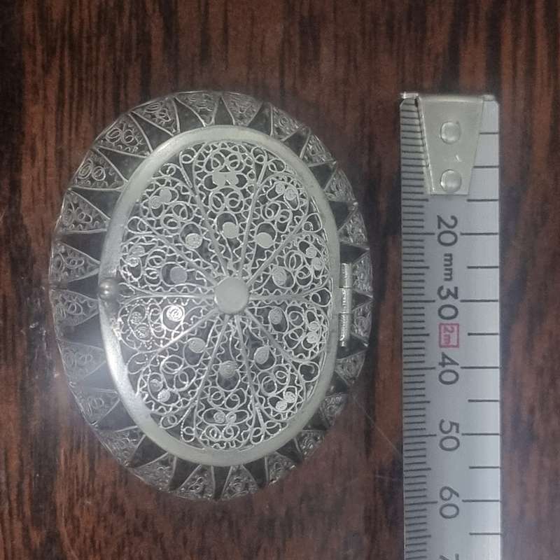 Antique sterling silver Trinket basket 22,1 Grams