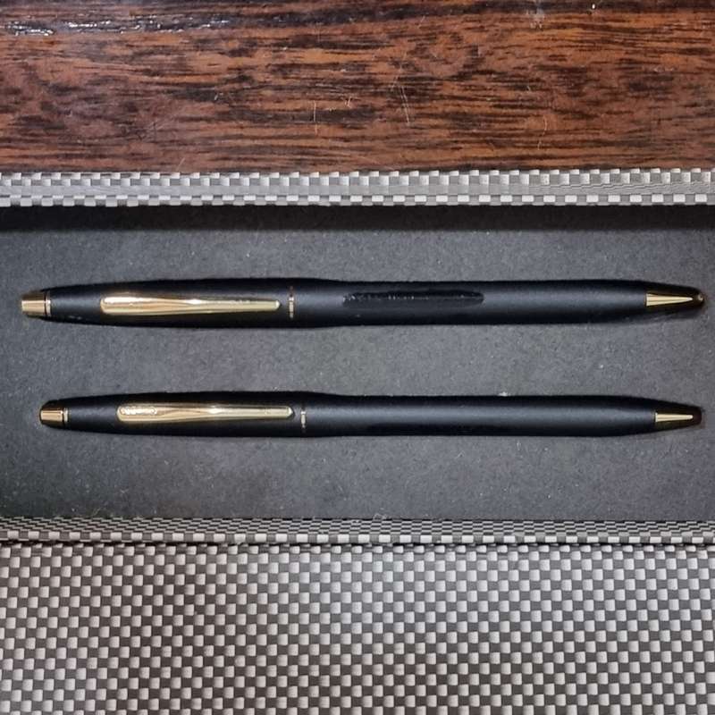 Black Cross pen and pencil set.