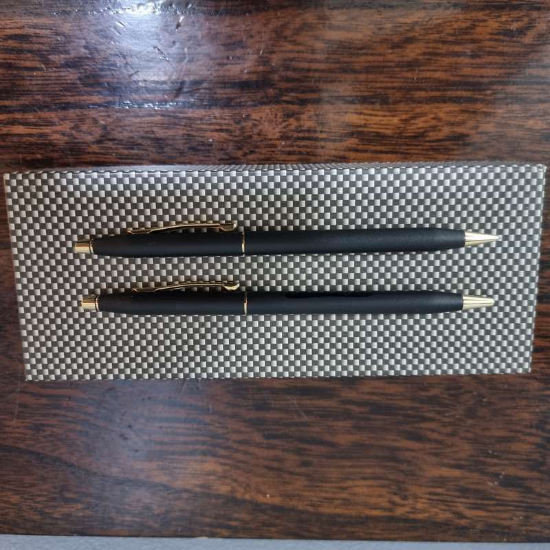 Black Cross pen and pencil set.