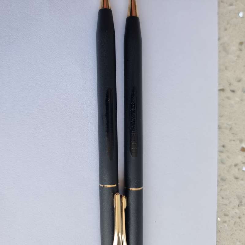 Black Cross pen and pencil set.