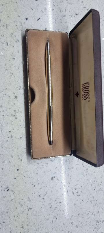 Cross pen 1/20 10 kT Rolled Gold.