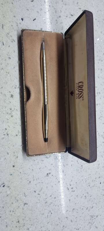 Cross pen 1/20 10 kT Rolled Gold.