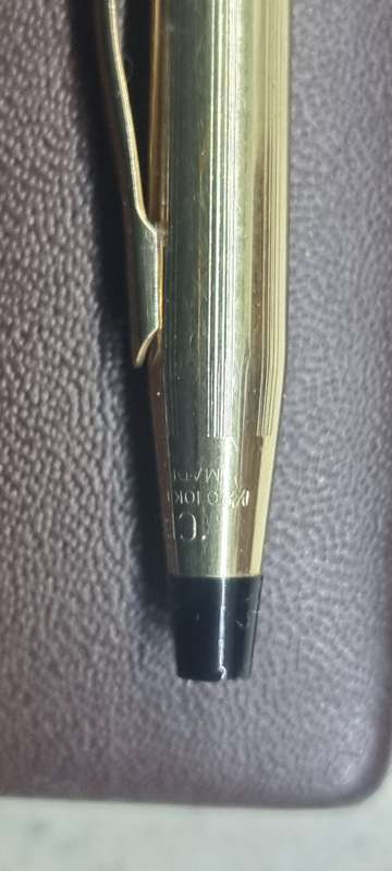 Cross pen 1/20 10 kT Rolled Gold.