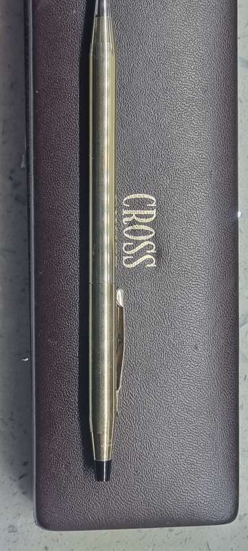 Cross pen 1/20 10 kT Rolled Gold.