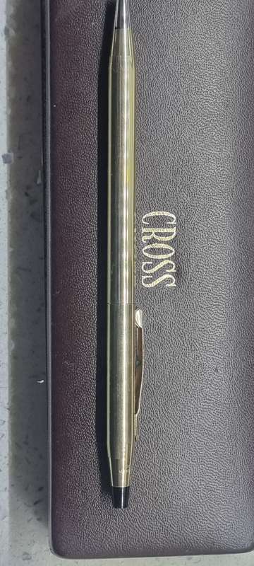 Cross pen 1/20 10 kT Rolled Gold.