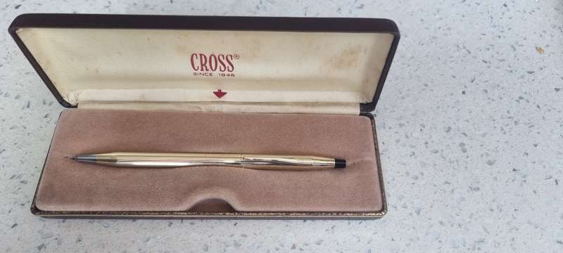 Cross pen 1/20 10 kT Rolled Gold.