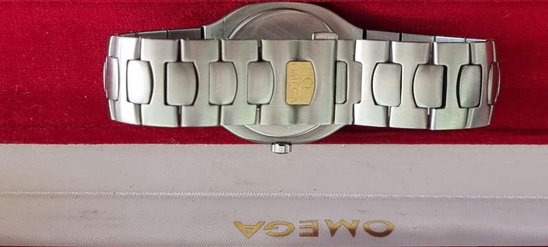 Omega Seamaster Polaris 18 K Gold Steel Quartz Watch