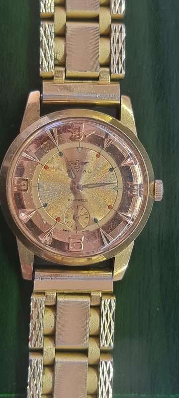 Jovial original vintage Antique 21 jewel manual wind .
