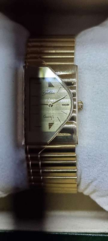 Golden Quartz Watch