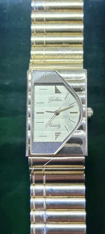Golden Quartz Watch