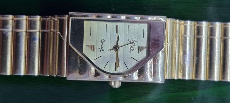 Golden Quartz Watch