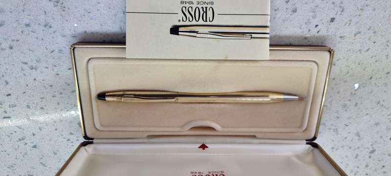 Cross Pen 1/20 KT Rolled Gold