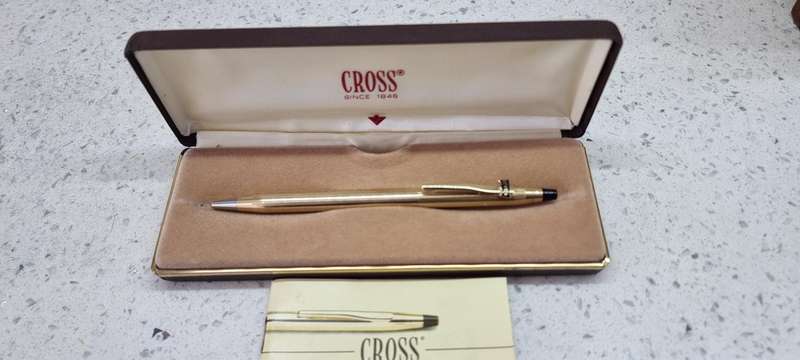Cross Pen 1/20 KT Rolled Gold