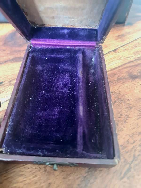 Very Rare!! Moustache Curling Tong with Spirit Burner Heater of Moustache in original box