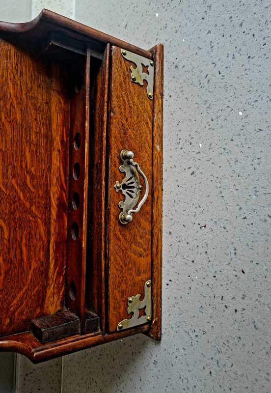 Antique  Table Tambour  Writing Box with Roll Top