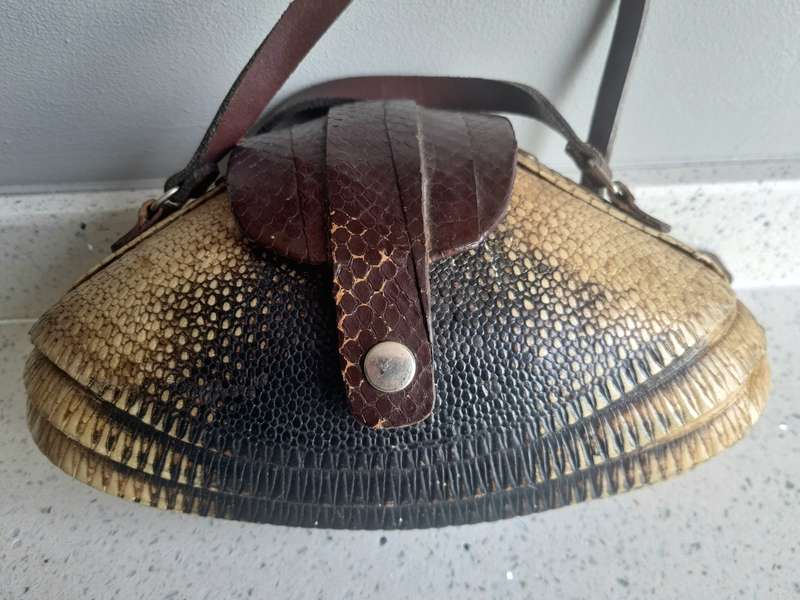 Rare find!!  Vintage Armadillo Purse Taxidermy