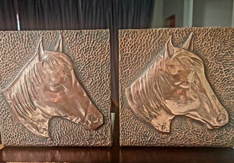 Antique Horse Bookends