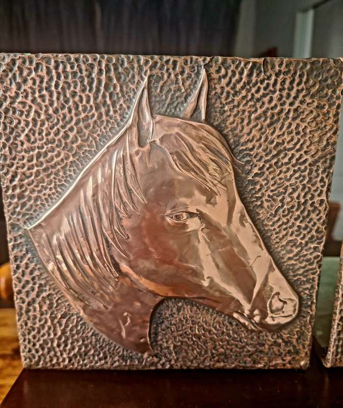 Antique Horse Bookends