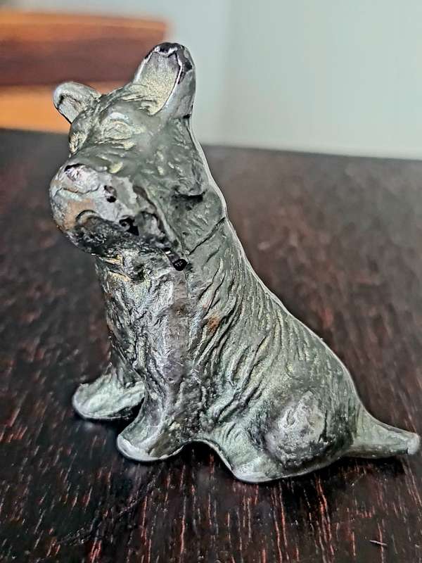 Vintage Cast Metal Scottie Scottish Terrier